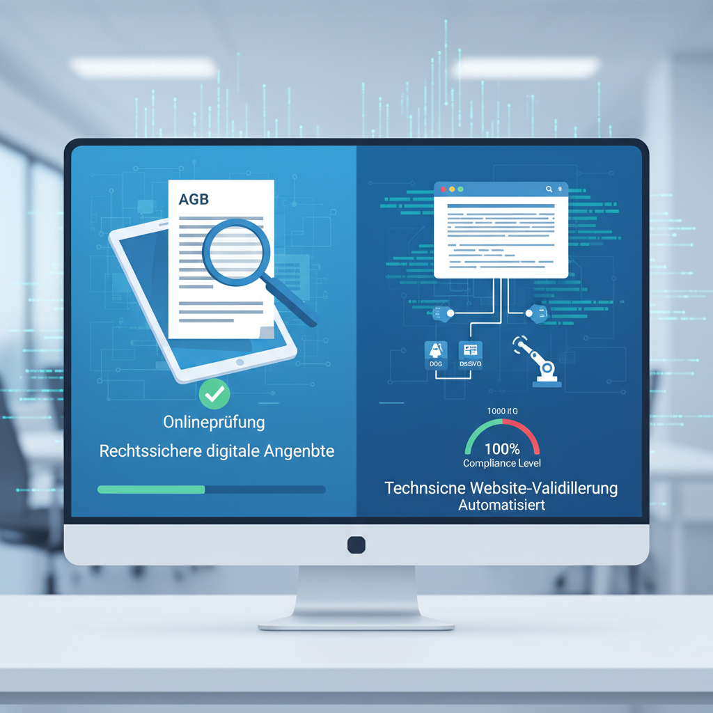 Automatisierte AGB Prüfung und technische Website Compliance